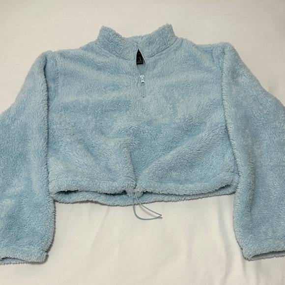 Forever 21 Tops - F21 Light Blue Fleece Pullover (size M)